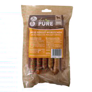 bePure Swiss Poulet-Würstchen für Hunde