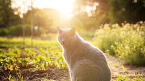 cat-in-garden