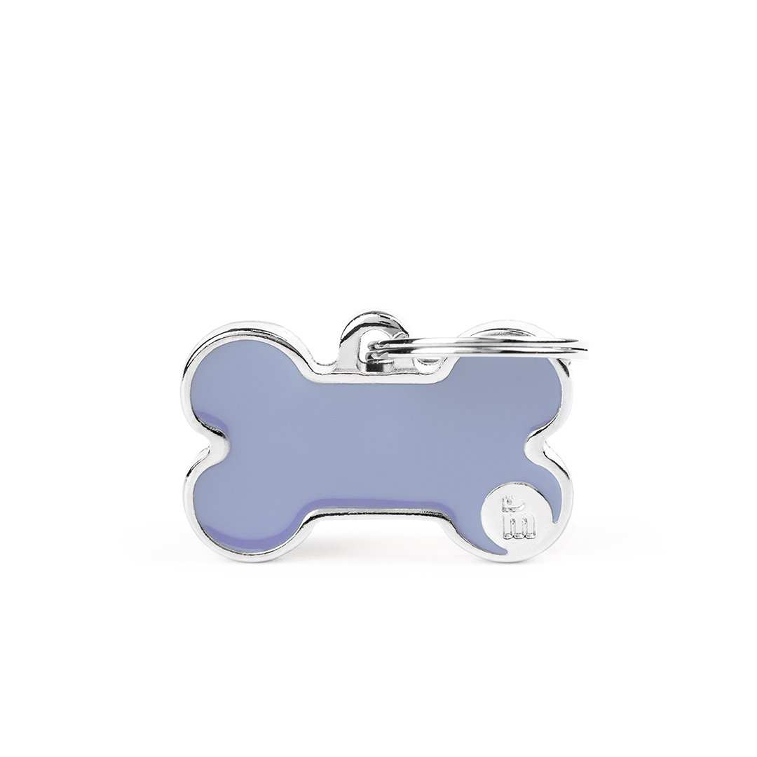 MyFamily Bone Logo ID-Tag in lila