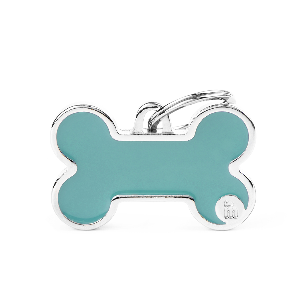 MyFamily Bone Logo ID-Tag in türkis
